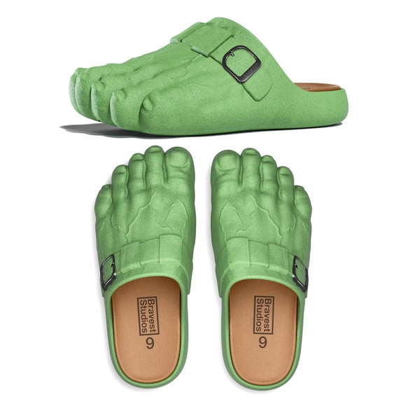 Bravest Studio Green Toe-Shaped Foot Clogs Size 7 NWT - Picture 6 of 15